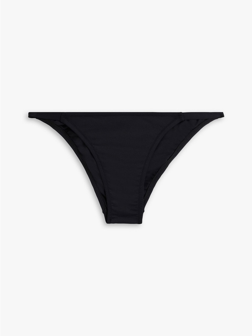 NWT Melissa Odabash ‘Mykonos’ Low-Rise Stretchy Bikini Briefs in Black Size 10